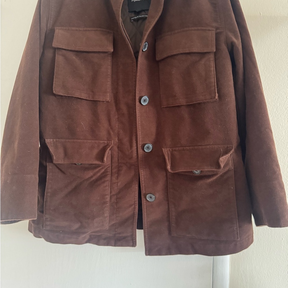 Madewell Dark Brown Military Jacket